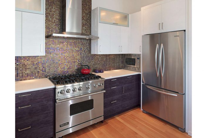 a photograph of the kitchen built and installed by Citation Kitchens for surfside construction inc.