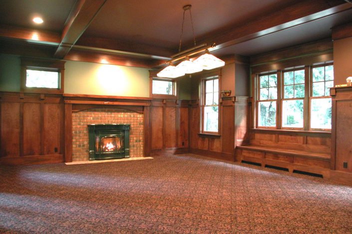 Another photo of the pool room of the victorian replica home as built by surfside construction inc.