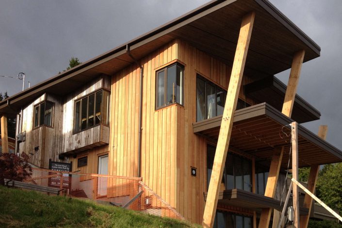 a photo of the west beach home in progress as built by surfside construction inc.