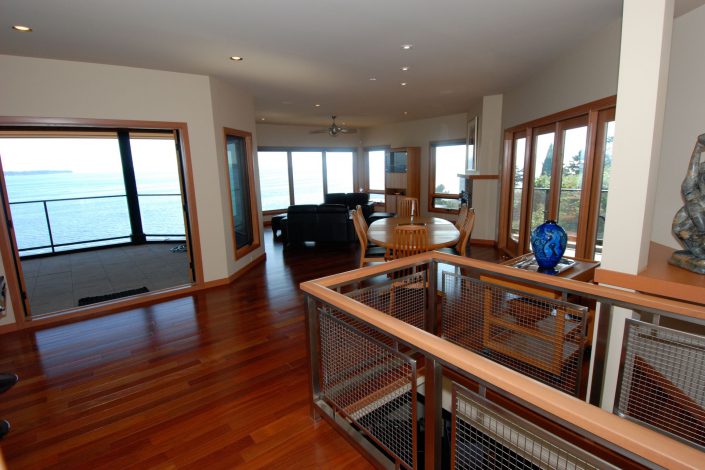 A interior view of the sunset view home as built by surfside construction inc.