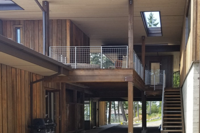 A photograph of the Lighthouse home built by Surfside Construction.